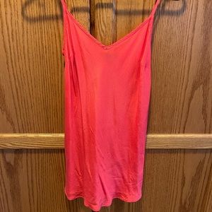 XXS J. Crew 100% silk red camisole